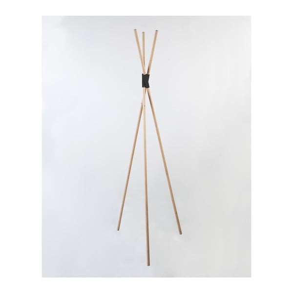 Cuier din lemn de fag Surdic Mikado Hanger, înălțime 170 cm, natural-negru