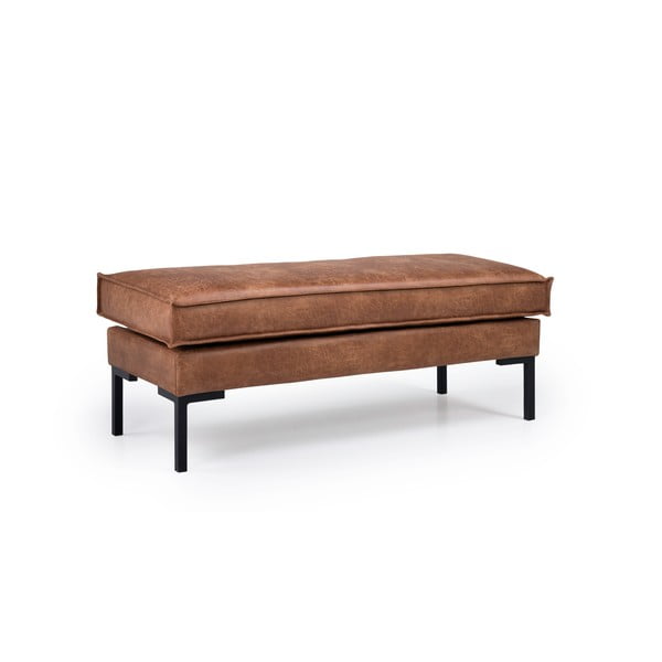 Taburet maro   din imitație de piele Rate - Scandic-image-2