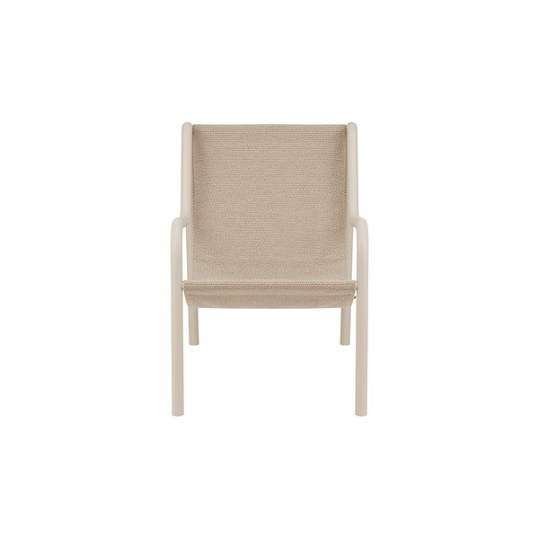 Fotoliu de grădină bej din metal Nokk – noo.ma-image-3