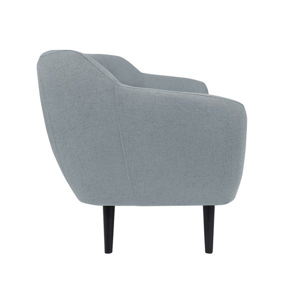 Canapea cu 2 locuri și picioare maro Mazzini Sofas Piemont, albastru deschis-image-2