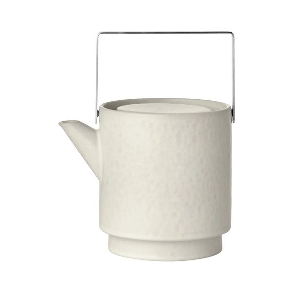 Ceainic crem cu filtru din gresie ceramică 1 l Makoto – Blomus