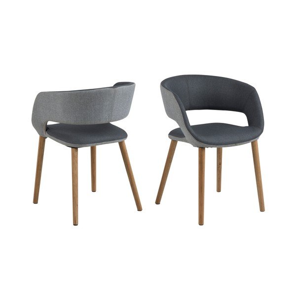 Scaun dining Actona Greta, gri antracit-image-3