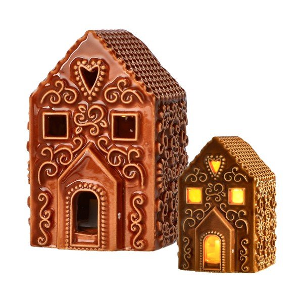 Decorațiune luminoasă de Crăciun maro cu baterii Vinterby – Dakls