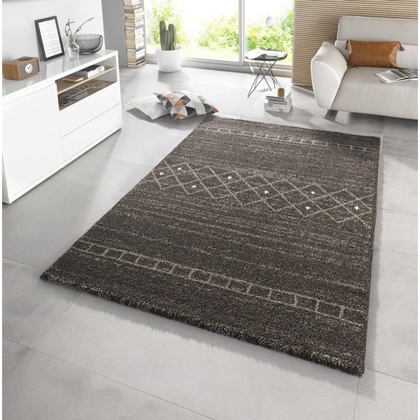 Covor Mint Rugs Stripes, 80 x 150 cm, maro-image-1