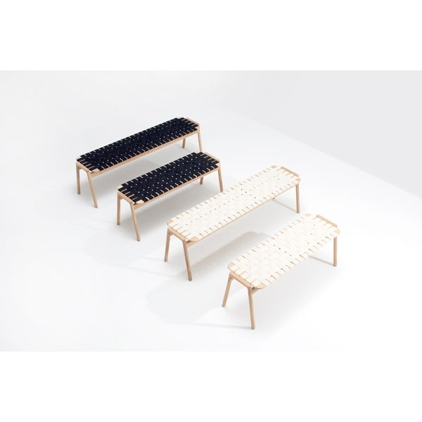 Bancă alb-natural Klupa - Gazzda-image-3