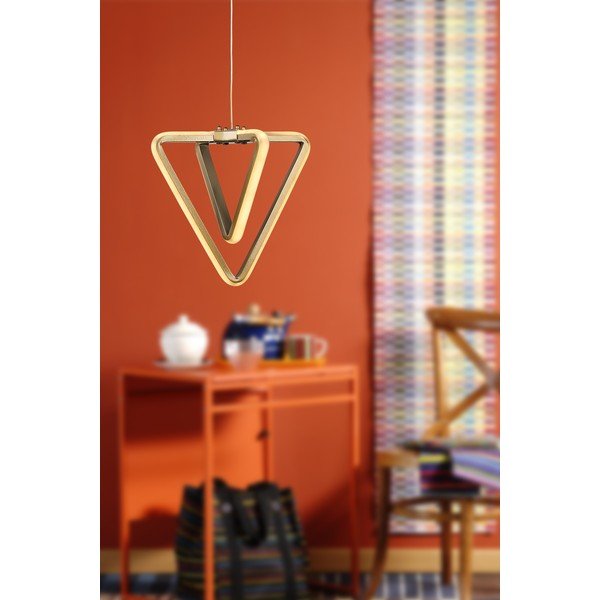 Lustră bronz LED din metal ø 20 cm Baris – Squid Lighting-image-1