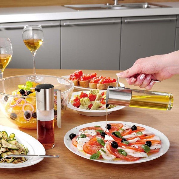 Sticlă din inox pentru ulei WMF Cromargan® Basic, 120 ml-image-1