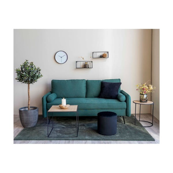 Puf House Nordic Ejby, ø 34 cm, negru-image-1