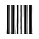 Draperii negre-albe 2 buc. 140x260 cm – Mila Home