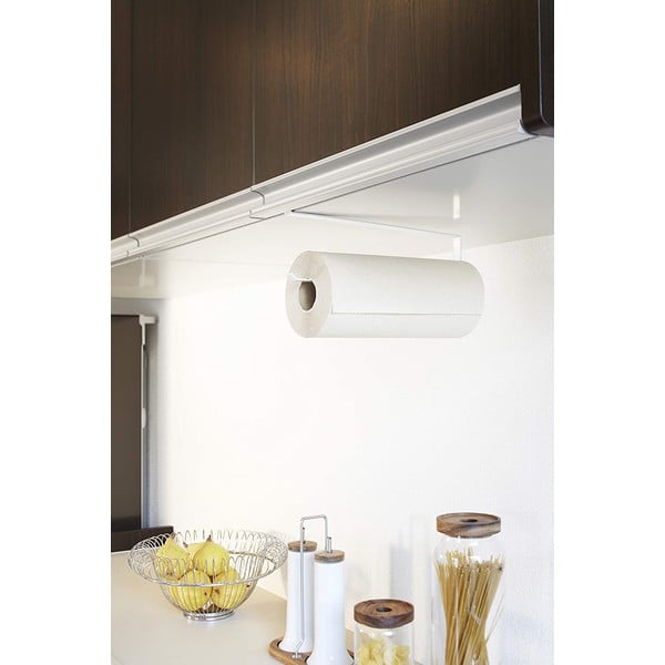 Suport de agățat pentru prosoape de hârtie Yamazaki Tower, alb-image-1