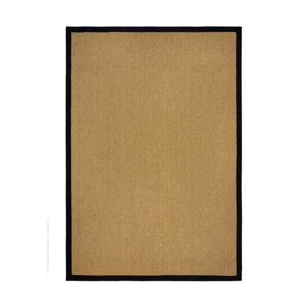 Covor pentru exterior și interior negru/maro deschis 120x170 cm Sisal Look – Flair Rugs