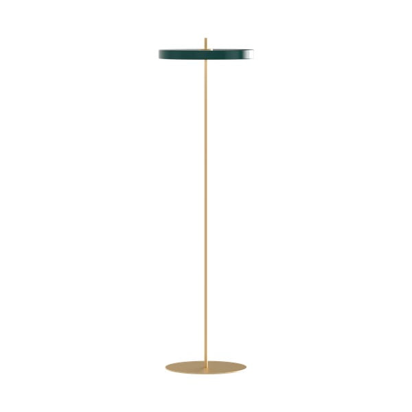 Lampadar verde închis LED cu intensitate reglabilă cu abajur din metal (înălțime 151 cm) Asteria Floor – UMAGE