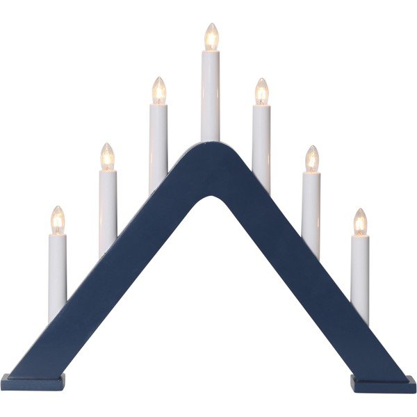 Decorațiune luminoasă de Crăciun albastru-închis cu alimentare la priză Jarve – Star Trading