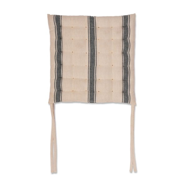 Pernă pentru scaun Garden Trading Charcoal Stripe, 40 x 40 cm