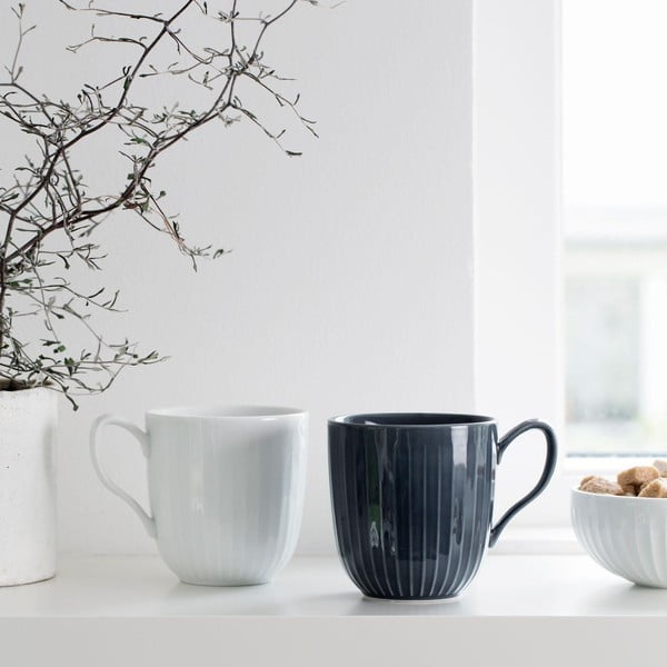 Cană din porțelan Kähler Design Hammershoi, 330 ml, alb-image-2