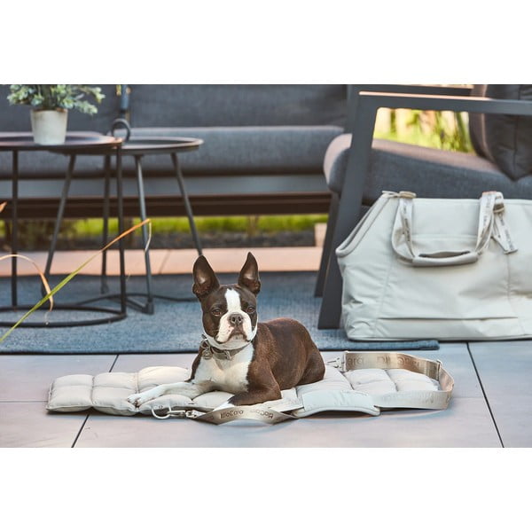 Pat de călătorie gri închis pentru câini 70x100 cm Strada Asphalt M – MiaCara-image-1