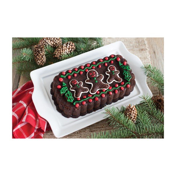Formă pentru chec Nordic Ware Gingerbread Family, 1,4 l, argintiu-image-3