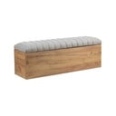 Bancă gri deschis/în culoare naturală Oceane – Bobochic Paris