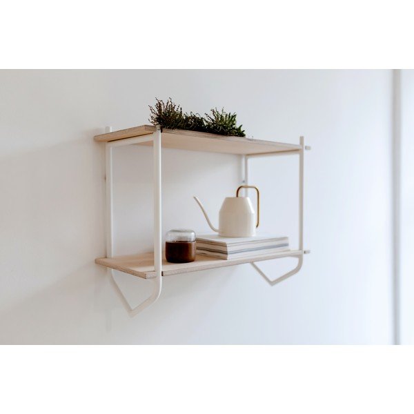 Raft de perete EMKO Dessus, alb-image-1