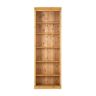 Bibliotecă din lemn de pin Støraa Annabelle, maro
