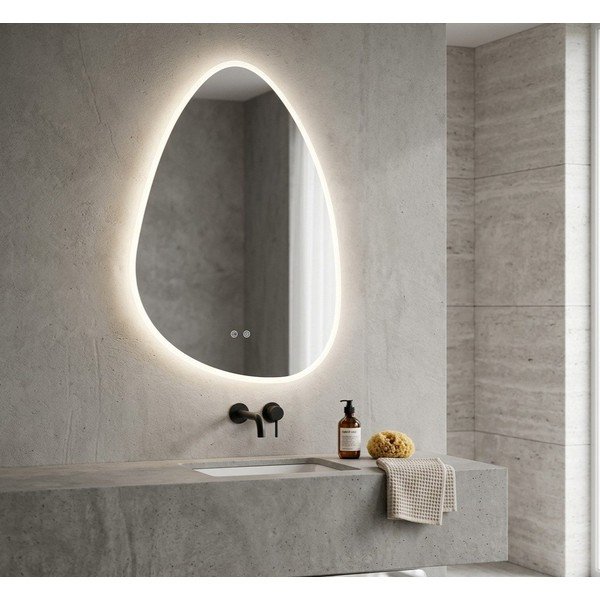 Oglindă de perete cu led 50x80 cm Illume – Bonami Essentials-image-1