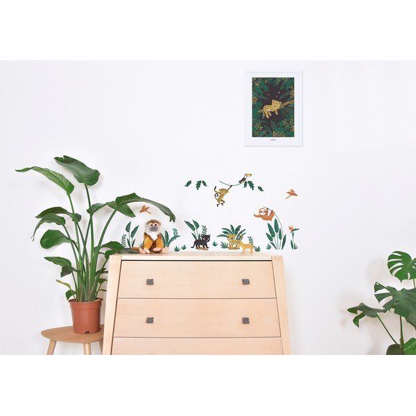 Folie cu stickere 30x42 cm Jungle Animals – Lilipinso-image-1
