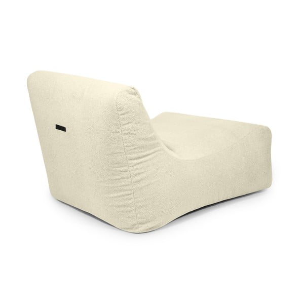 Fotoliu bean bag maro cu tapițerie din țesătură bouclé Lounge 100 – SLOWDOWN-image-4