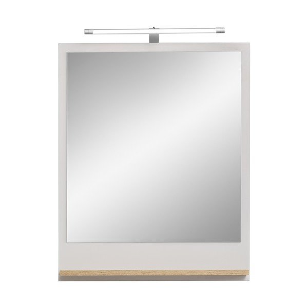 Oglindă de perete cu raft 60x74,5 cm Quickset 966 – Pelipal-image-4