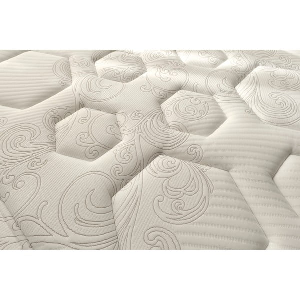 Saltea fermă/mediu-fermă cu arcuri reversibilă/termoregulatoare 160x200 cm  Hexaflex Bagged Springs Gel  – Moonia-image-4