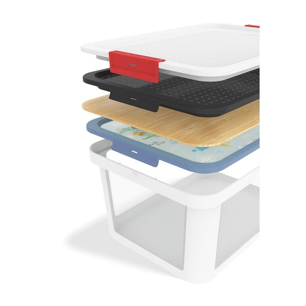 Cutie de depozitare albă din plastic 55,5x39x26,5 cm Albris – Rotho-image-3