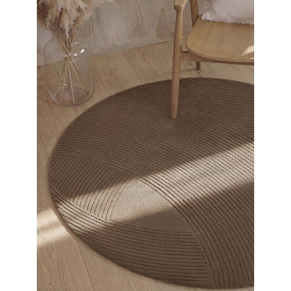 Covor maro rotund din lână ø 200 cm Kensington Victoria – Ted Baker-image-3