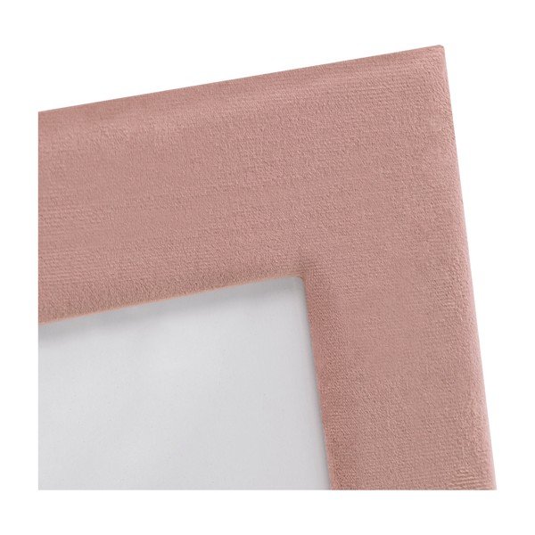 Ramă foto roz cu picior de susținere din plastic 19x24 cm Velvo – Restilo-image-2
