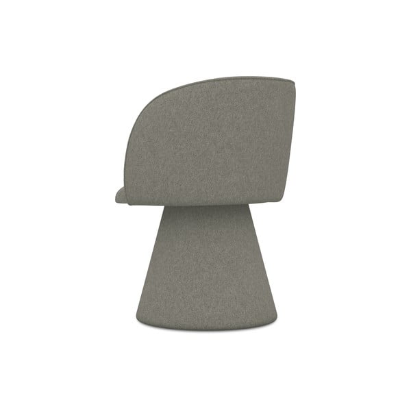 Scaun de sufragerie gri tapițat Maia – Makamii-image-3