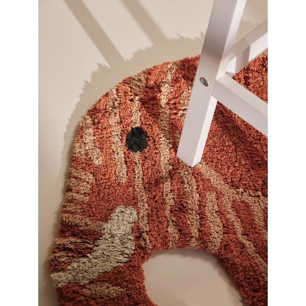 Covor pentru copii teracotă lavabil/țesut manual din bumbac 75x120 cm Snuggle Elodie – Hanse Home-image-4