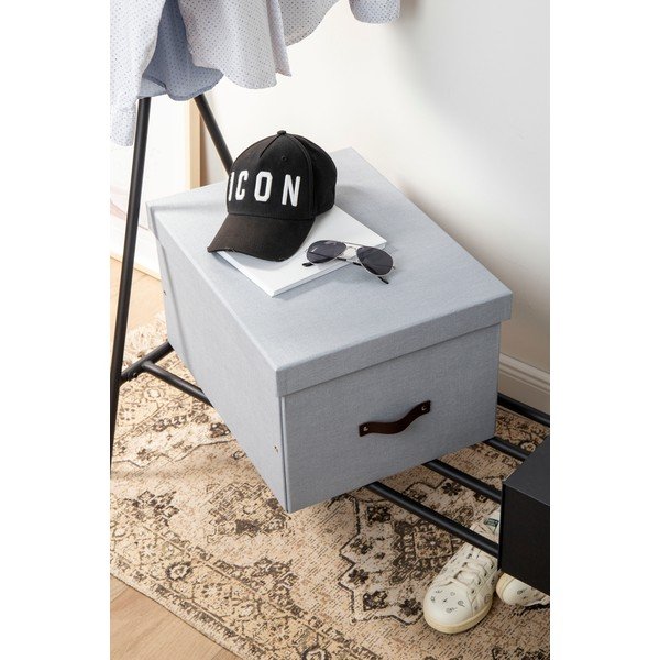Cutie de depozitare din carton cu capac Tora – Bigso Box of Sweden-image-2