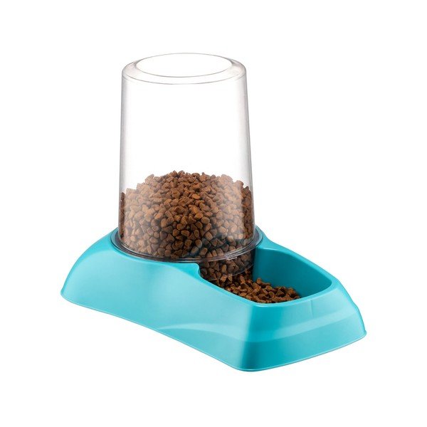 Distribuitor / hrănitor granule pentru câini Blue Petpetite, 3 l