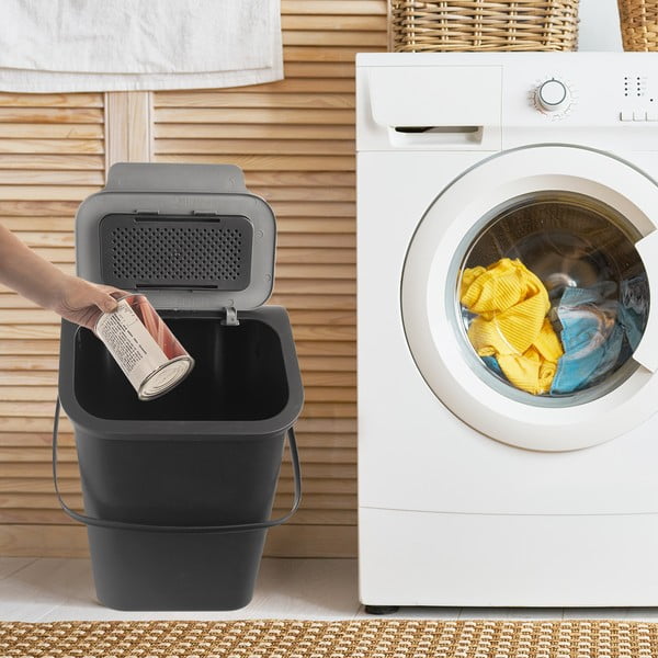 Coș de reciclare din plastic 25 l Bin – Orion-image-1