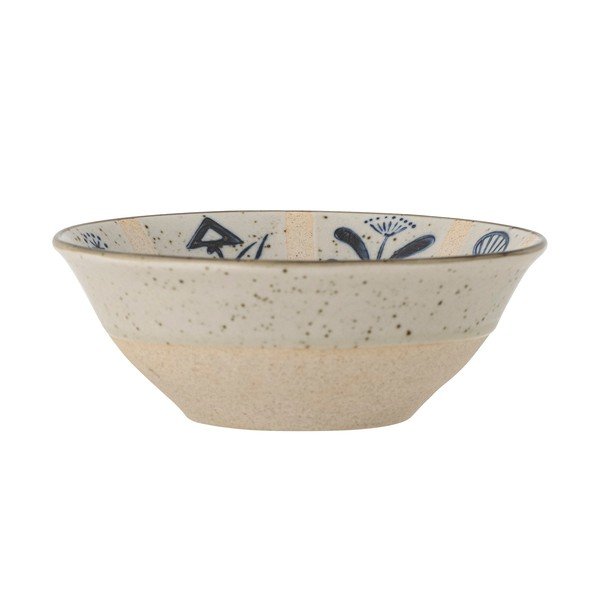 Bol mic albastru deschis-crem din gresie 500 ml Leonie – Bloomingville-image-2