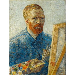 Reproducere tablou Vincent van Gogh - Self-Portrait as a Painter, 60 x 45 cm