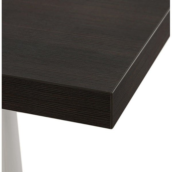 Masă de bar cu picoare albe Kokoon Tikafe, înălțime 105 cm, negru-image-1