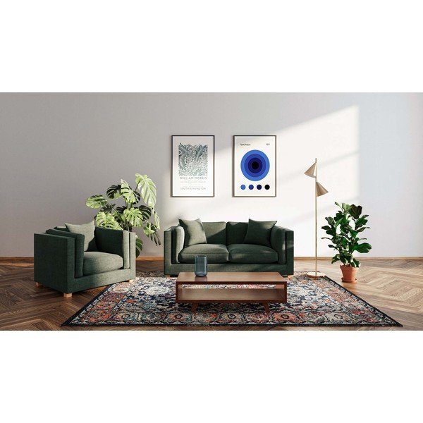 Canapea verde 195 cm Pomo – Ame Yens-image-1