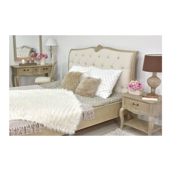 Pat din lemn de mesteacăn Livin Hill Venezia, 180 x 200, bej-image-2