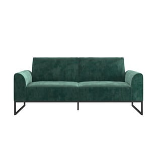 Canapea extensibilă verde 217 cm Adley - CosmoLiving by Cosmopolitan
