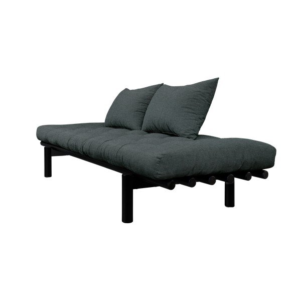 Canapea neagră/gri 200 cm Pace - Karup Design-image-3