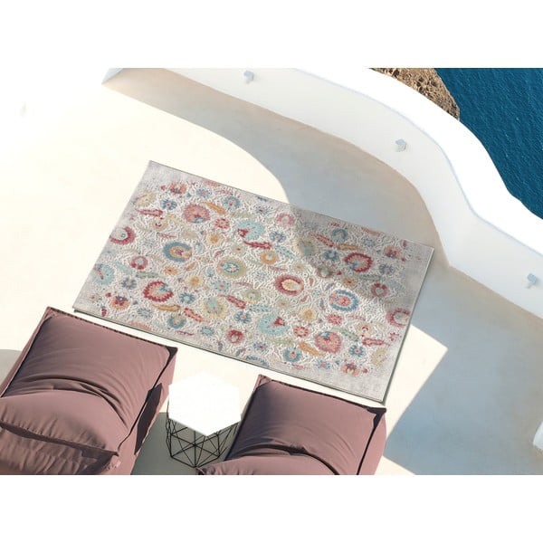 Covor de exterior bej 190x133 cm Soley - Universal-image-1