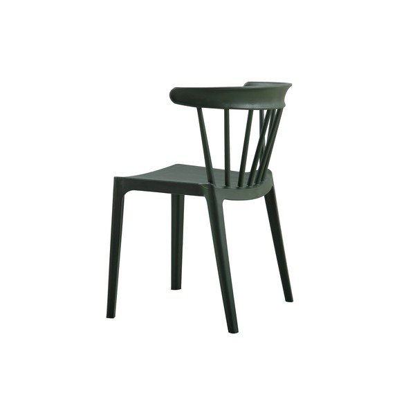 Scaun adecvat pentru interior și exterior WOOOD Bliss, verde închis-image-1