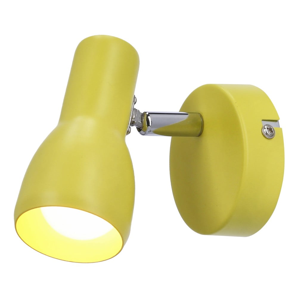 Aplică de perete galben-muștar Picardo – Candellux Lighting