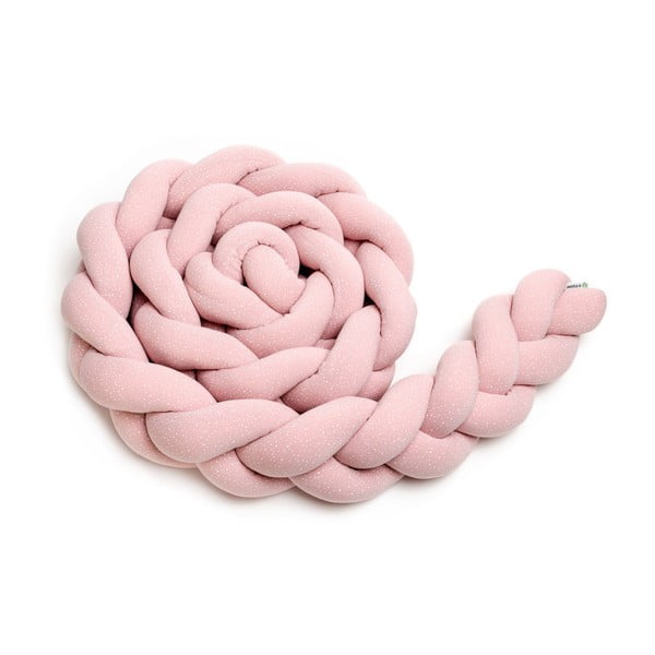 Protecție tricotată din bumbac T-TOMI, lungime 360 cm, roz