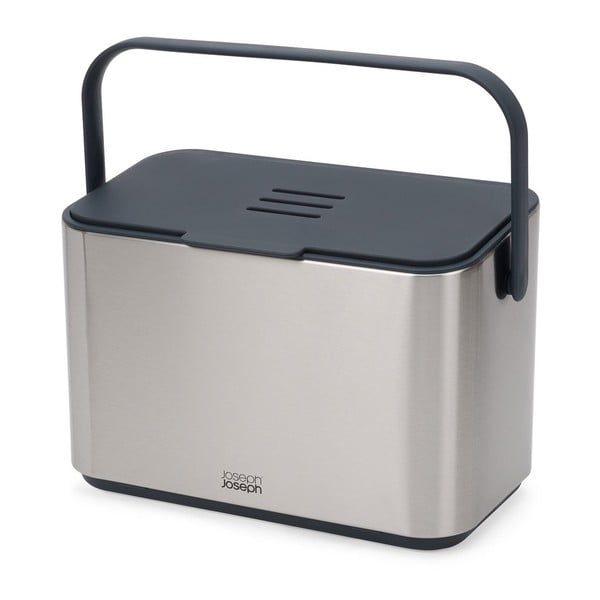 Recipient pentru deșeuri compostabile argintiu 4 l Collect – Joseph Joseph