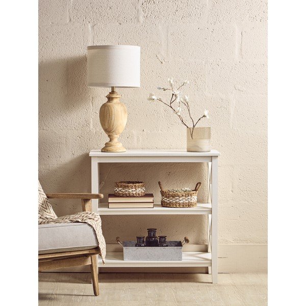 Etajeră albă din lemn de pin 40x81x81 cm Heritage – Premier Housewares-image-3